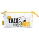 Snoopy tolltartó, beledobálós, 3 rekeszes, 21x12x2cm, Snoopy Lazy Days