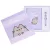 Pusheen cicás notesz tollal, A/5, díszdobozban, Moments, lila