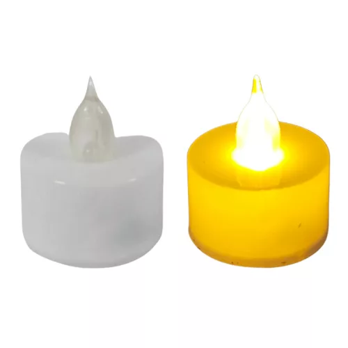 LED mécses, meleg fehér, 4,5x3,5cm