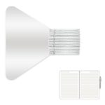 Dayliner gumis tolltartó határidőnaplóhoz, fehér