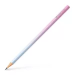Grafitceruza B, Faber-Castell, háromszög test, égkék-rózsa