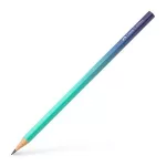 Grafitceruza B, Faber-Castell, háromszög test, türkiz-kék