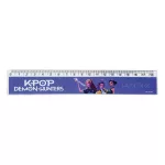 K-POP Démonvadászok írószer szett 5 db-os (vonalzó, ceruza, notesz, radír, hegyező)