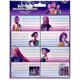 K-POP Démonvadászok füzetcímke 16 db-os