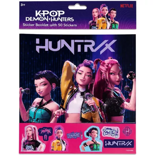 K-POP Démonvadászok matricás album 25 db matricával