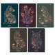 Herlitz tűzött füzet A/5, 60 lap vonalas, Florimals, többféle