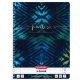 Herlitz spirál füzet A/4, kockás, 80 lapos, Batik Fearless, kék-zöld