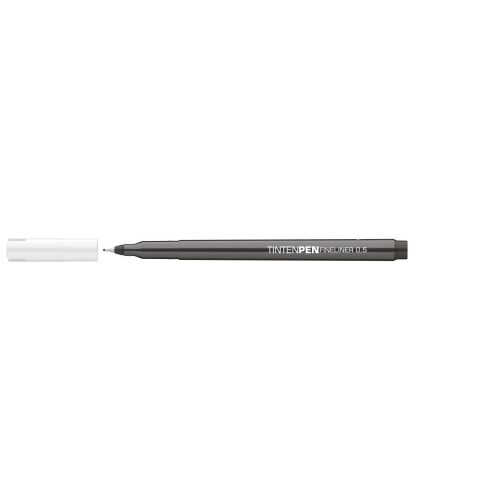 Tűfilc, fekete, Tinten Pen, 0,5mm ICO, 1 db