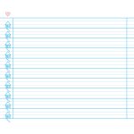 Meixner írásgyakorló füzet, 1.osztály, 7 mm sorköz, 32 lapos, ICO Süni