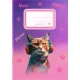 Süni tűzött füzet A/5, 32 lap lecke, ICO, cats, cicás