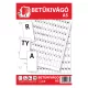 Betűkivágó, A/5 2 lap, ICO Süni