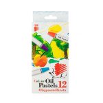 Olajpasztell kréta készlet, 12 db-os, ICO