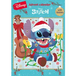 Adventi matricás naptár, 30x42cm, Lilo & Stitch
