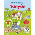 Matricás könyv, 22x28cm, 16 oldal+8 oldal matrica, Tanya