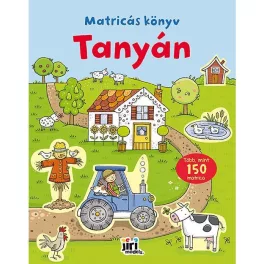 Matricás könyv, 22x28cm, 16 oldal+8 oldal matrica, Tanya