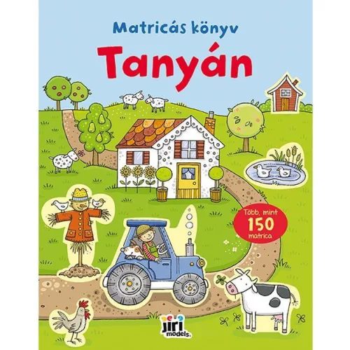 Matricás könyv, 22x28cm, 16 oldal+8 oldal matrica, Tanya