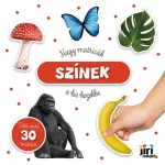 Nagy matricák kis kezeknek matricás füzet, 20x20cm, 16 oldal+4 lap matrica, Színek