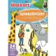 Kifestő A/4, matricákkal, 24 oldal, Állatkert