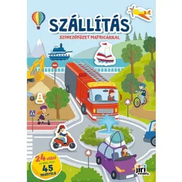 Kifestő A/4, matricákkal, 24 oldal, Szállítás