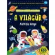 Világít a sötétben matricás könyv, A/4, 48 oldal+4 matricás lap (foszforeszkáló matricákkal is), A világűr