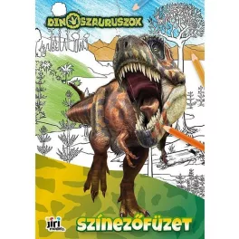 Kifestő A/4, 16 oldal, Dinoszauruszok
