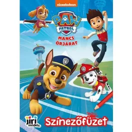Kifestő A/5, 9 oldal+ 9 színes mintaoldal, Mancs őrjárat