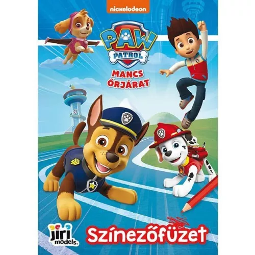 Kifestő A/5, 9 oldal+ 9 színes mintaoldal, Mancs őrjárat