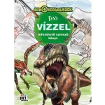 Fess vízzel színező, 19x27cm, 8 oldal, Dinoszauruszok