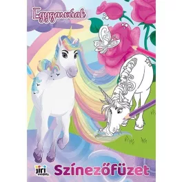 Kifestő A/4, 16 oldal, Egyszarvúak
