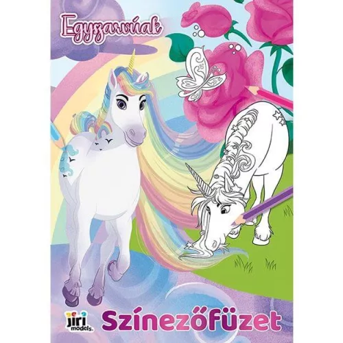 Kifestő A/4, 16 oldal, Egyszarvúak