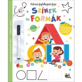  Suliváró foglakoztató füzet, 22 lekaparható lap + filctoll, Színek és formák