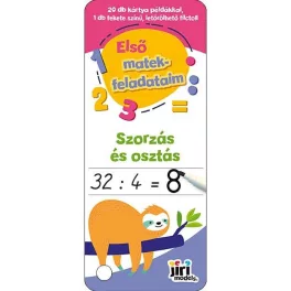   Az első feladataim, 40 db kaparós kártya + 1 db fekete filc,  Szorzás és osztás