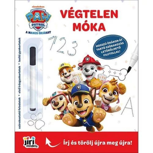 Végtelen szórakozás, 21 lekaparható lap + filctoll, Mancs őrjárat