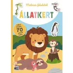 Matricás feladatok matricás füzet, A/4, 16 oldal+6 oldal matrica, Állatkert