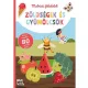 Matricás feladatok matricás füzet, A/4, 16 oldal+6 oldal matrica, Gyümölcsök és zöldségek
