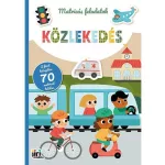 Matricás feladatok matricás füzet, A/4, 16 oldal+6 oldal matrica, Közlekedés