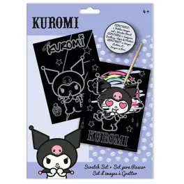Kuromi képkarcoló szett, 2 ív/csomag