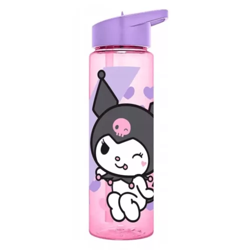 Kuromi szívószálas kulacs 600ml