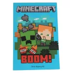 Minecraft írószer szett 5 db-os (vonalzó, ceruza, notesz, radír, hegyező)