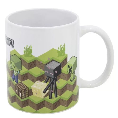 Minecraft bögre, porcelán, 325ml, díszdobozban
