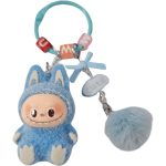 Labubu mintás kulcstartó, lógó díszekkel, többféle