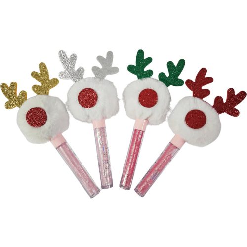 Martinelia szájfény, csillogó színek, jegesmedvés hógömbös kupak, többféle íz, 5,8ml, Snowball Bear