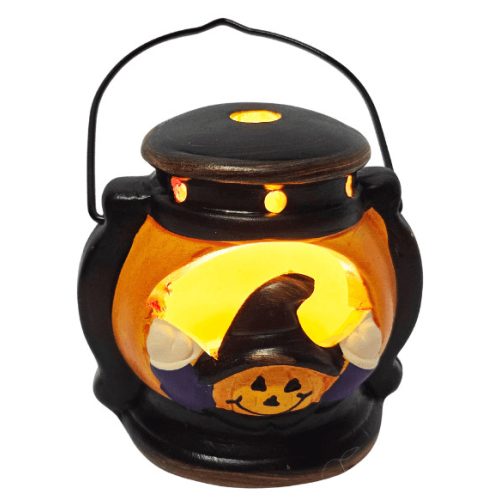 Töklámpás, mini, kerámia, kb. 6,5x7cm