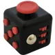 Fidget toys, fidget cube, stresszoldó kocka, kb. 3x3cm, akasztóval, dobozban