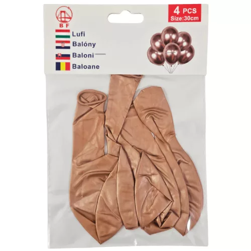 Lufi, 30 cm, 4 db/csomag, bronz