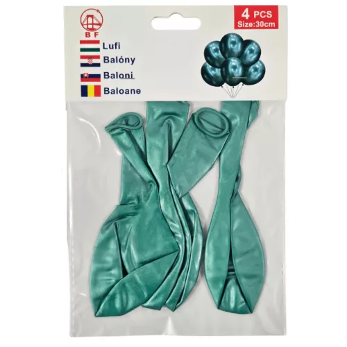 Lufi, 30 cm, 4 db/csomag, zöld