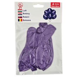 Lufi, 30 cm, 4 db/csomag, sötétlila