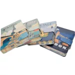 City notesz, A/6, 9x14cm, mágneses záródással, vonalas, többféle változat