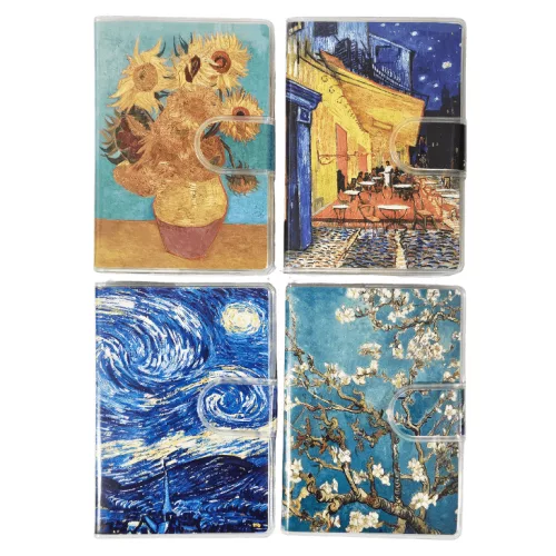 Van Gogh notesz, A/7, vonalas, többféle változat (301703)