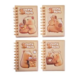 Kapibara spirál notesz, A/6, vonalas, többféle változat 
